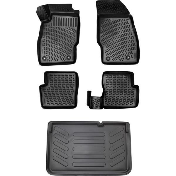 Opel Corsa D 3D Havuzlu Paspas 2007-2014 + Bagaj Havuzu - Image 1