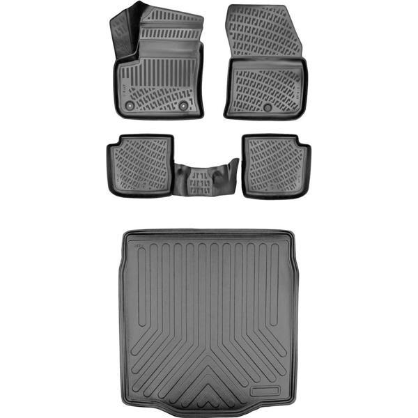 Citroen C4X (Elektrikli) 3D Havuzlu Paspas ve Bagaj Havuzu Seti Rizline - Image 1