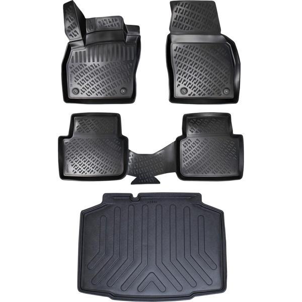 Skoda Kamiq 2019 Sonrası 3D Paspas+Bagaj Havuzu Seti - Image 1