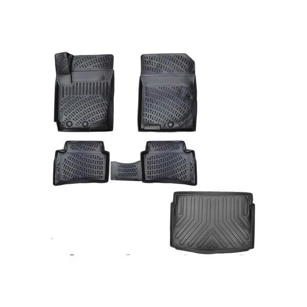  Rizline Kia Stonic 3D Havuzlu Paspas + Yeni Kia Logolu Bagaj Havuzu Set 2017 Sonrası Uyumlu - Image 1