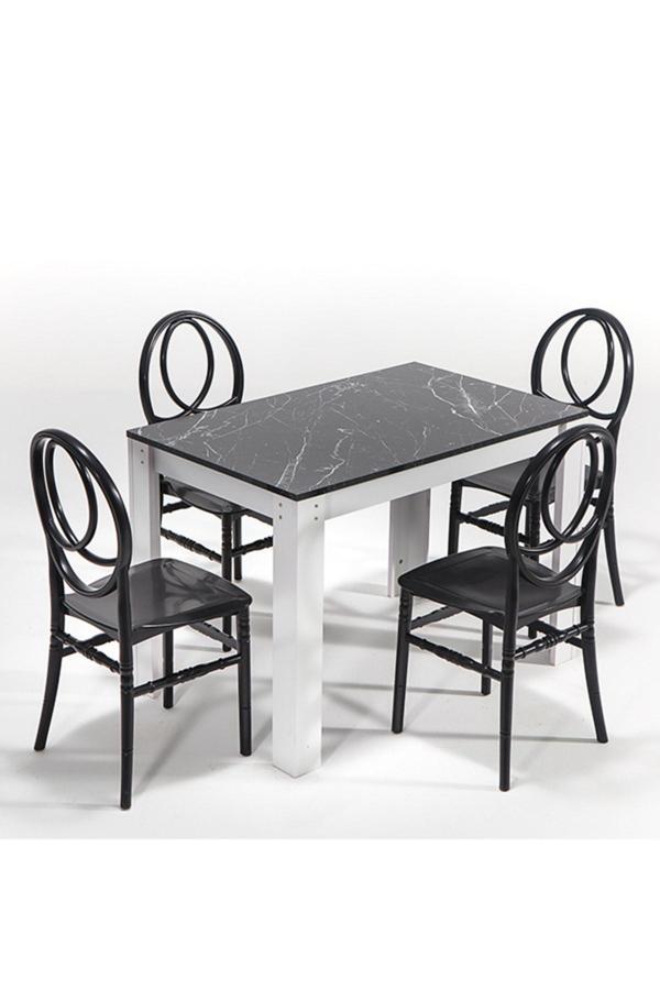 Modalife Mirage - Phoenix Mutfak Masa Takımı -Siyah - Image 1