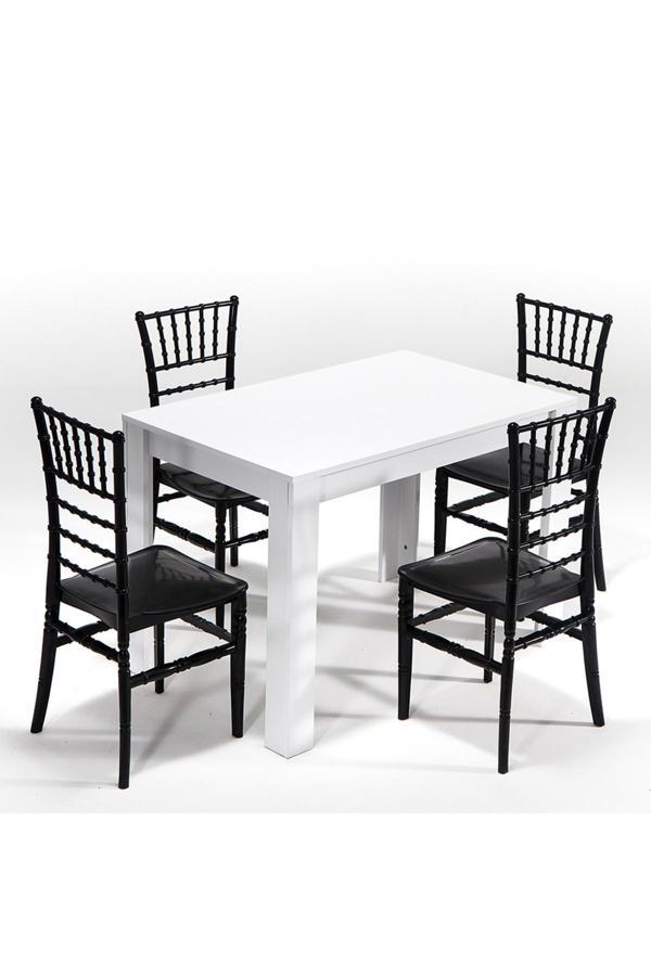 Mobetto Arda / Soho Mutfak Masa Takımı - Siyah - Image 1