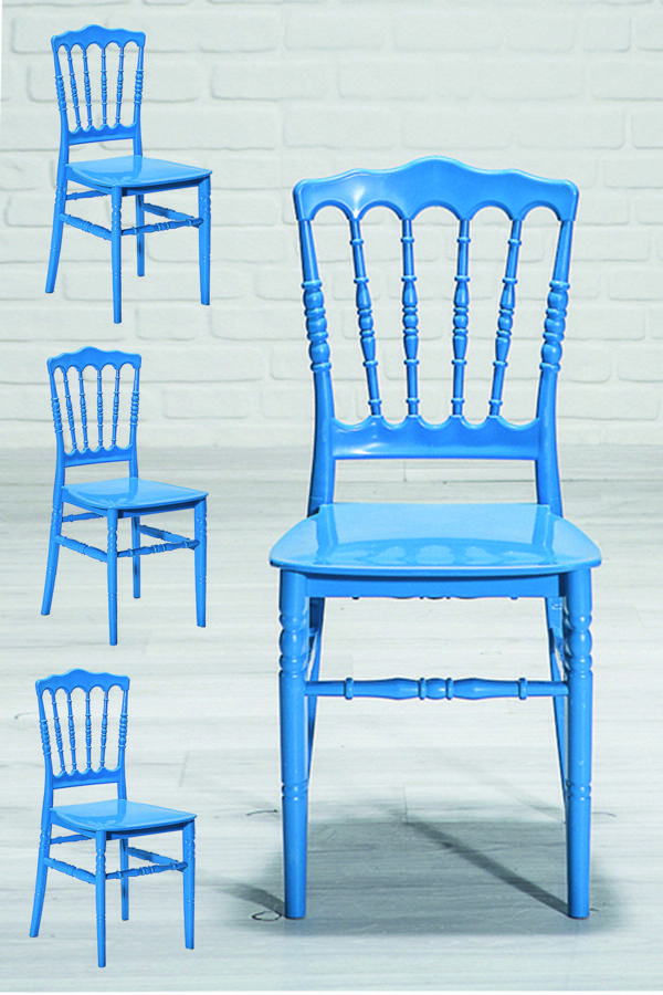 Mobetto Miray Home Mutfak Sandalyesi 4 Adet - Mavi - Image 1