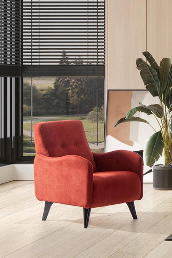 Mobetto Avrupa Berjer Salon&Oturma Odası - Bordo - Image 1