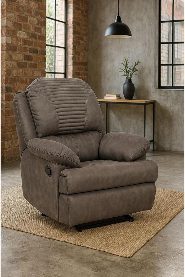 Sandalie Essen Antrasit Leon Kumaş Tv Koltuğu - Baba Koltuğu - Image 1