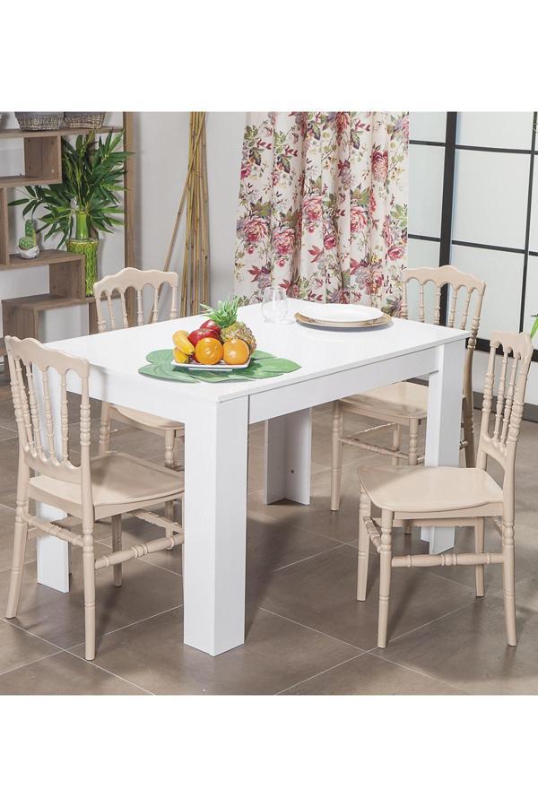 Mobetto Home Arda Masa / Miray Sandalye Mutfak Masa Takımı - Cappucino - Image 1