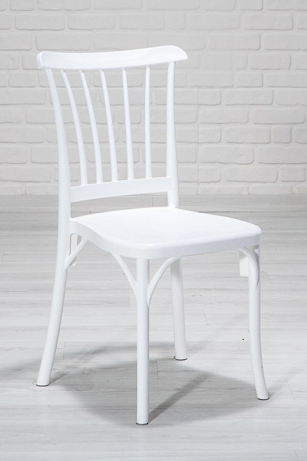 Sandalie Home Violet 2 Adet Mutfak Balkon Bahçe Sandalye Beyaz - Image 1