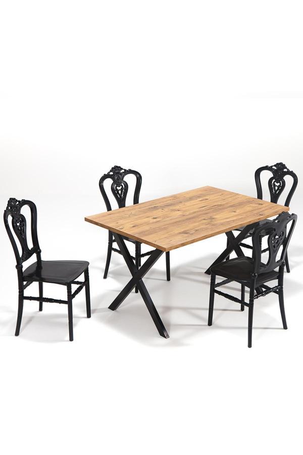 Mobetto Siyah Matrix Maxima Carisma Mutfak Masa Takımı - Image 1