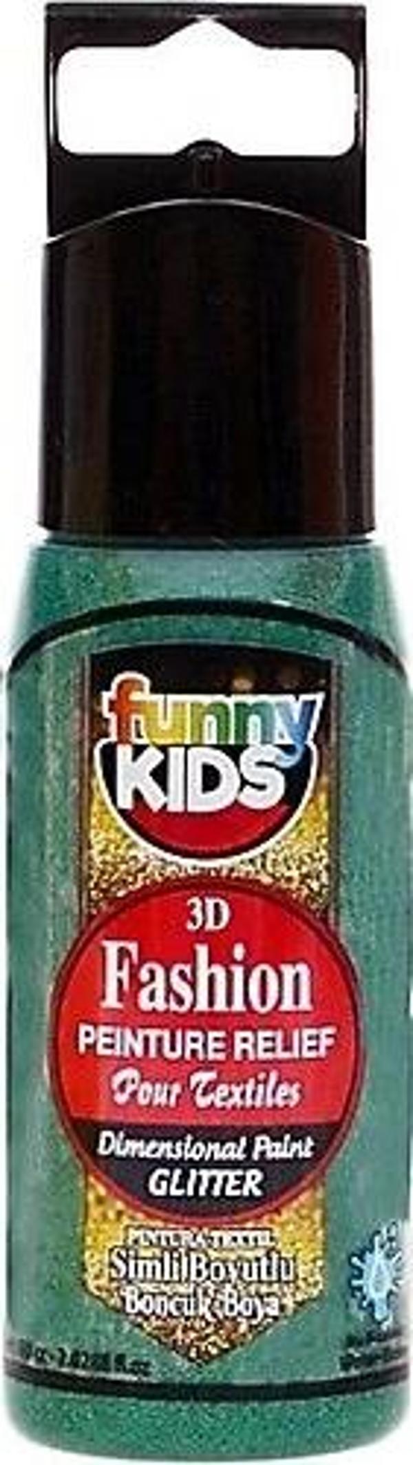 Funny Kıds 060 Cc Boyutlu Boncuk Metalik Yeşil - Image 1