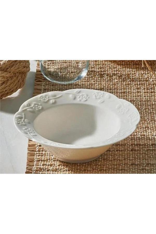 Güral Porselen Carmına 6 Adet 15 Cm Çorba Kasesi - Image 1