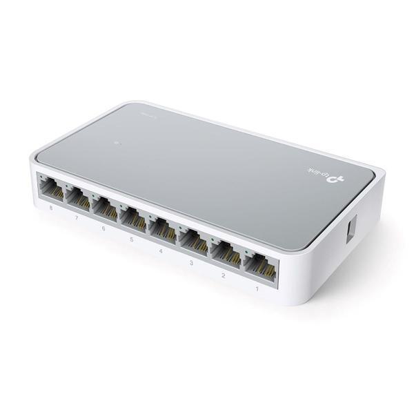 TL-SF1008D 8 Port 10-100 Mbps Switch Plastik Kasa - Image 1