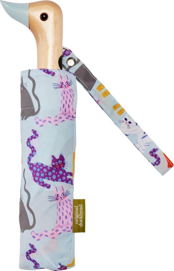 Original Duckhead Duck Kompakt Şemsiye Arty Cats Ice - Image 1
