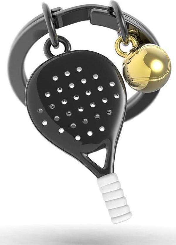 Metalmorphose Padel Tenis Anahtarlık Siyah - Image 1