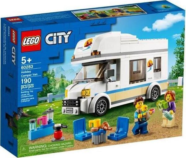 LEGO City Tatilci Karavanı 60283 +5 Yaş (190 Parça)  - Image 1