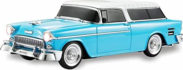Torima Ws-1955 Klasik Araba Usb-Tf-Fm Radyo Bluetooth Hoparlör Mavi - Image 1
