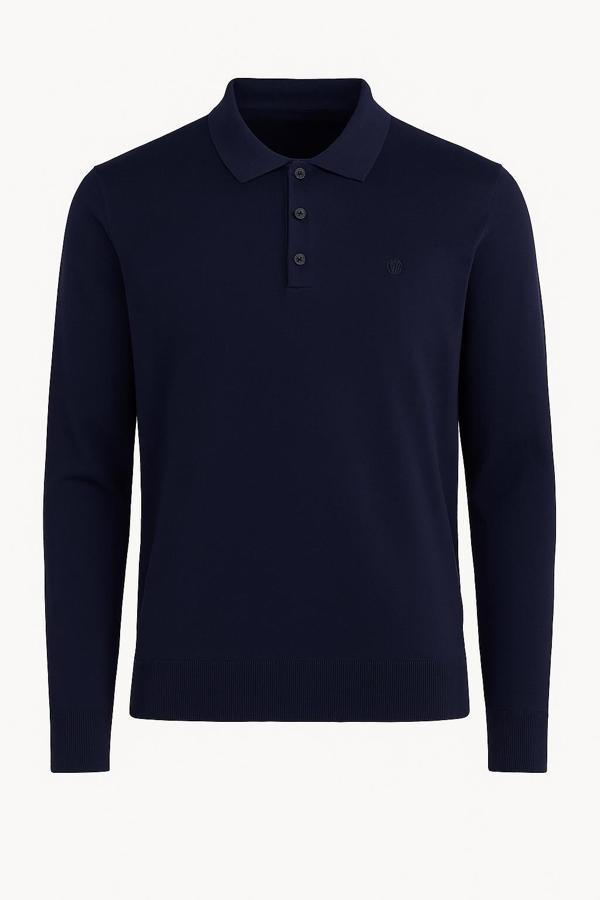 Simenti Regular Polo Yaka Düğmeli Erkek Triko - 7422 - Image 1