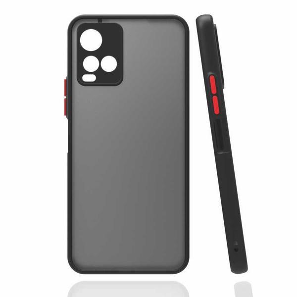 Vivo Y21S Kılıf MKST Hux Kapak - Siyah - Image 1