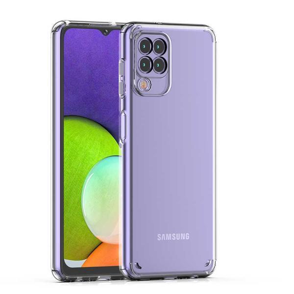 Galaxy A22 4G Kılıf MKST Coss Kapak - Renksiz - Image 1