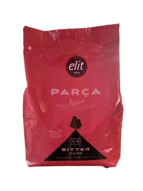 ELİT PASTACI BİTTER PARÇA ÇİKOLATA 1 KG (GLUTENSİZ) - Image 1