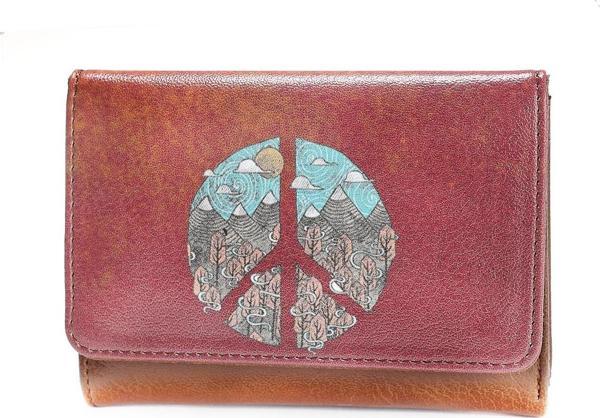 Perabags Barış Baskılı Bozuk Paralıklı Cüzdan - Image 1