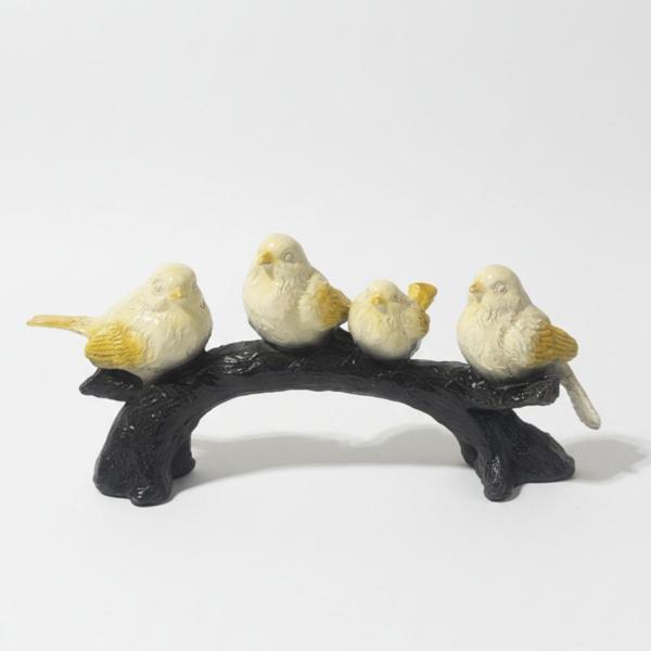 Sanat9K Arkadaş Kuşlar Masa Üzeri Dekoratif Obje - Image 1