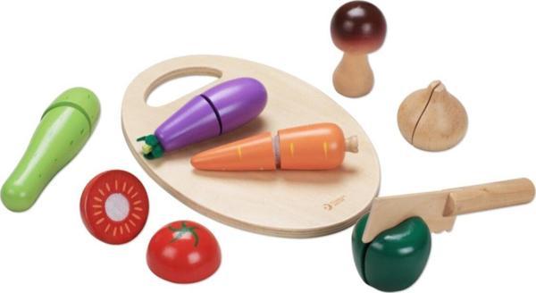 Classic World Ahşap Sebze Kesme Oyunu (16 Parça) - Image 1