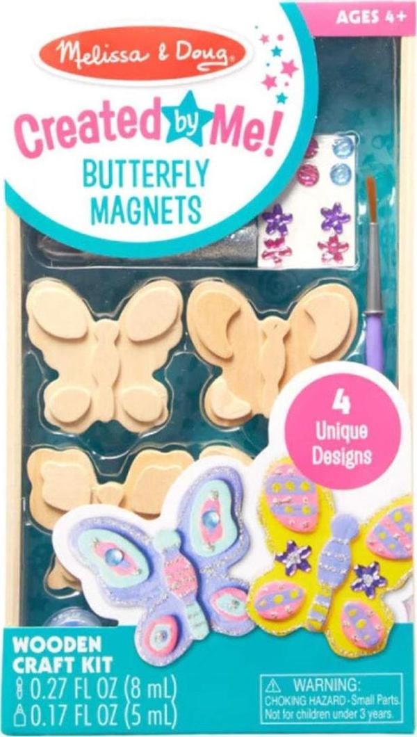 Melissa & Doug Melissa And Doug Kendin Tasarla Ahşap Kelebek Magnetleri 4 Yaş + - Image 1