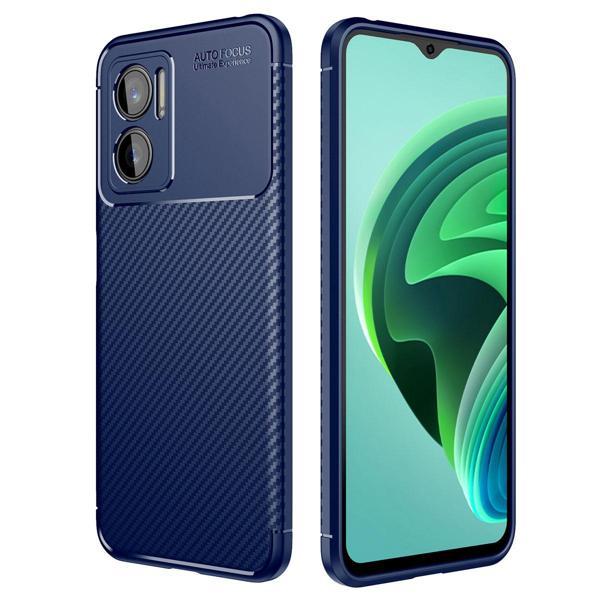 Redmi Note 11E Kılıf MKST Negro Silikon Kapak - Lacivert - Image 1