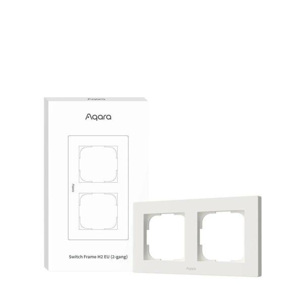Aqara Anahtar Çerçevesi 2'li Beyaz FE-X01D-B - Image 1