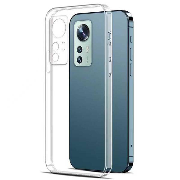 Mi 12 Lite Kılıf MKST Süper Silikon Kapak - Renksiz - Image 1