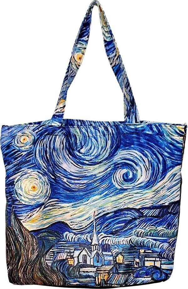 Perabags V. Gogh Baskılı Plaj Çantası - Image 1