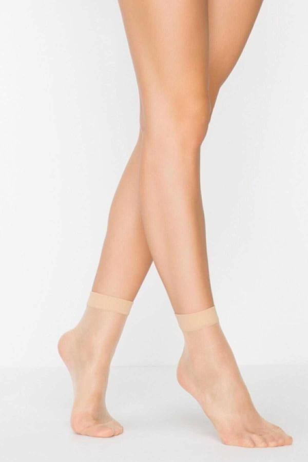 Kadın Ten Süper 15 Mat Soket Çorap Açık Ten - Image 1