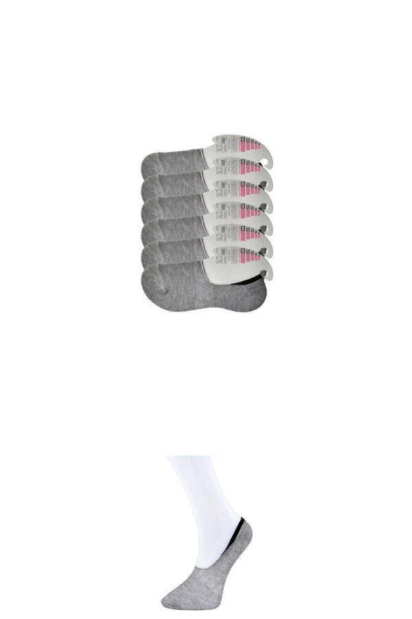 Gri Kadın Babet Çorap 6 çift - Image 1