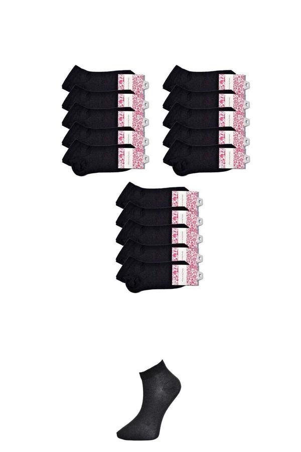 Siyah Kadın Bilek Çorap 15 çift - Image 1