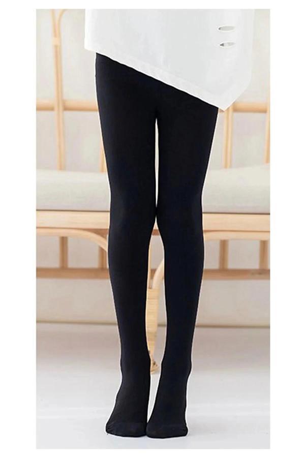 6 Adet Opak Külotlu Çocuk Çorabı 40 denye Siyah - Image 1