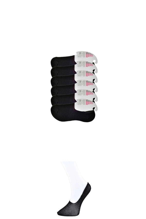 Siyah Kadın Babet Çorap 6 çift - Image 1