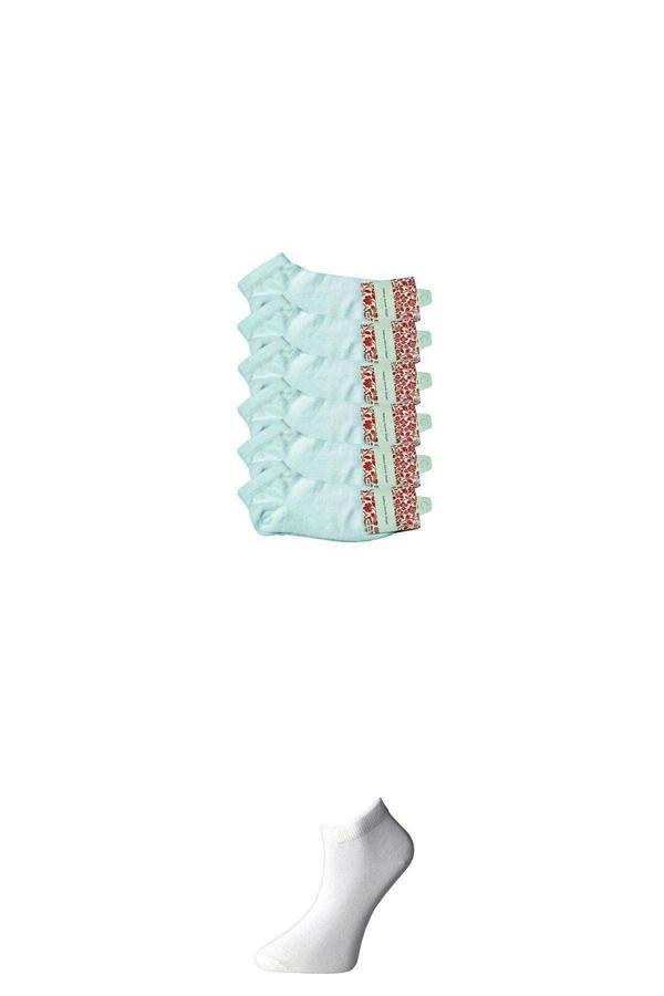 Beyaz Kadın Bilek Çorap 6 çift - Image 1