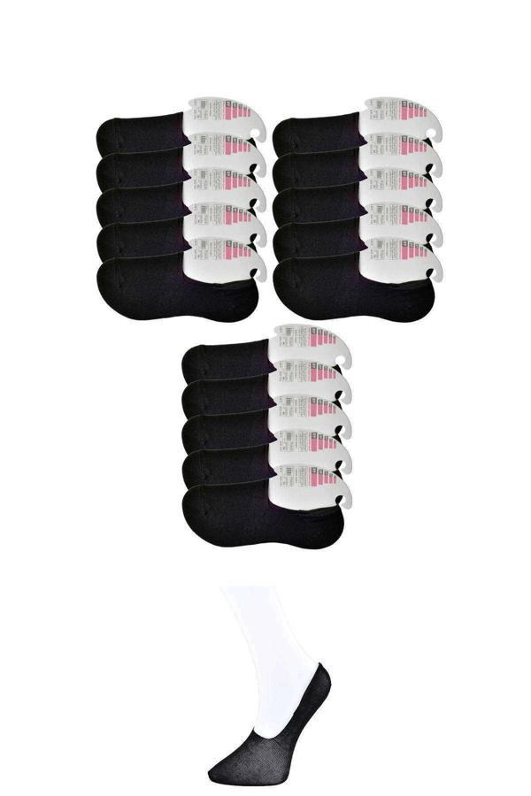Siyah Kadın Babet Çorap 15 çift - Image 1