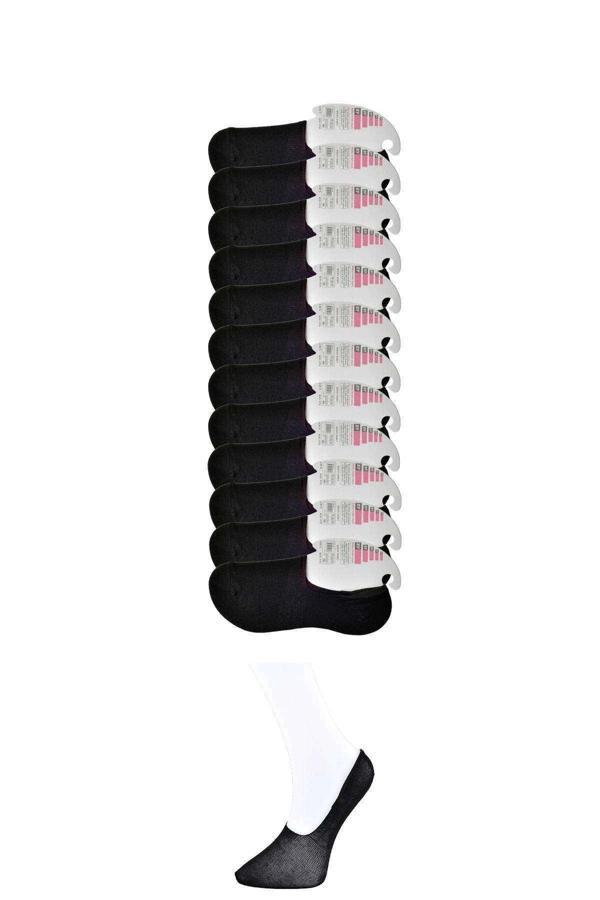 Siyah Kadın Babet Çorap 12 çift - Image 1