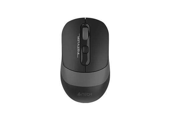 A4 Tech FG10CS Air2 Siyah-Gri BlueTooth+2.4 Nano 2000Dpi Şarjlı Sessiz Silent Mouse - Image 1