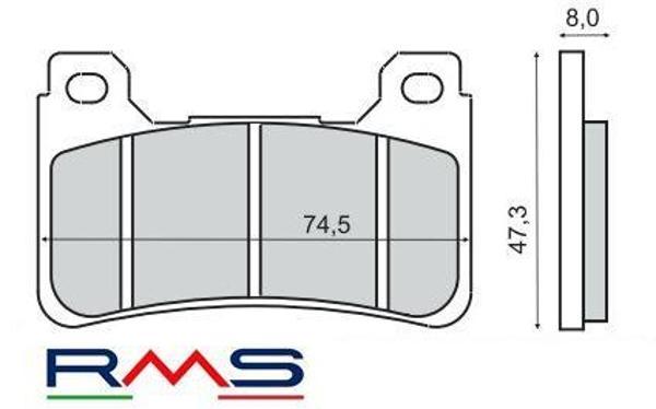 RMS 2950 Organik Fren Balatası - Image 1