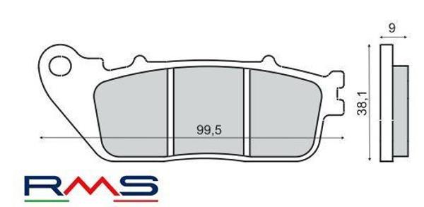 RMS 3050 Organik Fren Balatası - Image 1