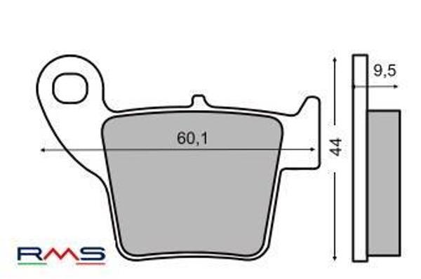 RMS 0660 Organik Fren Balatası - Image 1