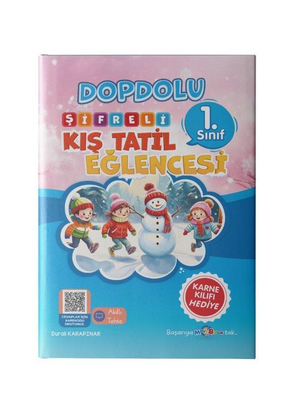 MAVİ BONCUK YAYINLARI 1. SINIF DOPDOLU ŞİFRELİ KIŞ TATİL EĞLENCESİ KİTABI - Image 1