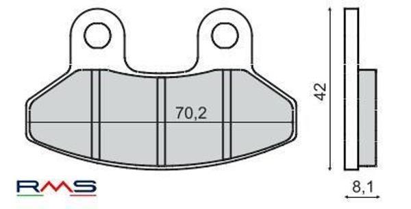 RMS 3260 Organik Fren Balatası - Image 1