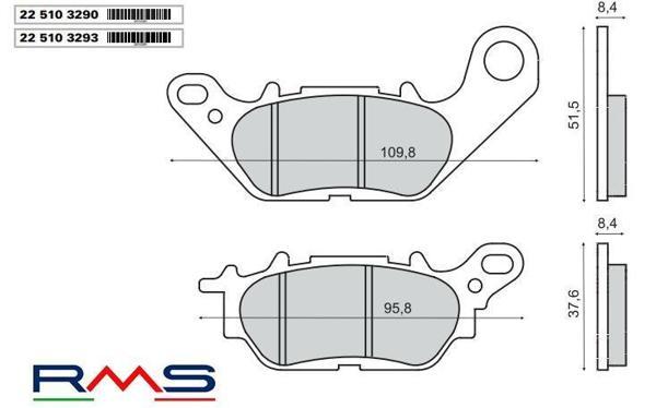 RMS 3290 Organik Fren Balatası - Image 1