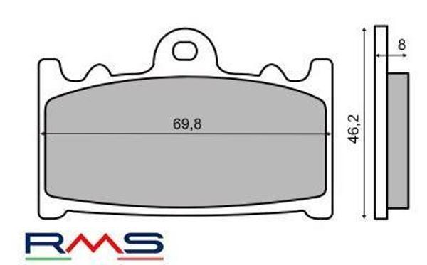 RMS 1150 Organik Fren Balatası - Image 1