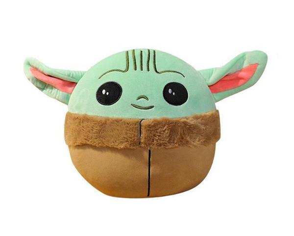 İthal Ürün Kürklü Kumaş Baby Yoda Star Wars Mandalorian Bebek Yoda Figür Peluş Oyuncak 20 cm. - Image 1