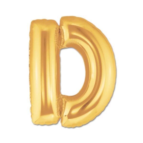 Altın Sarısı Folyo Harf Balon 1 Metre - Image 1