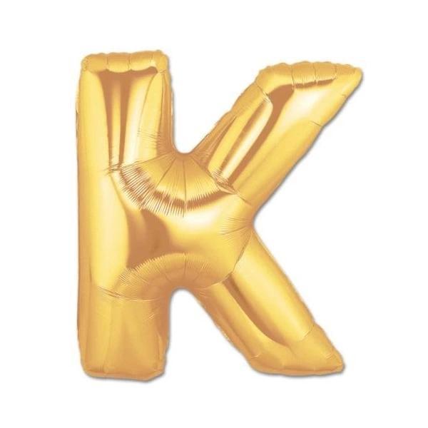 Altın Sarısı Folyo Harf Balon 1 Metre - Image 1